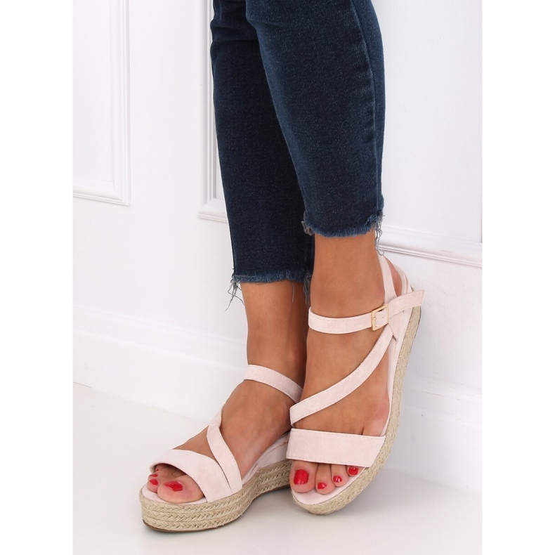 Sandales espadrilles beiges 680-38 Nude 1 Sandales espadrilles beiges 680-38 Nude 1