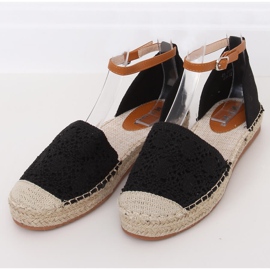 Espadrilles coupe noir 3035 Noir 1