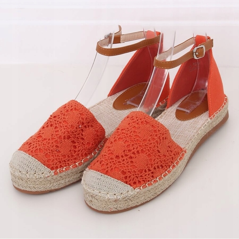 Espadrilles coupe orange 3035 Orange 1