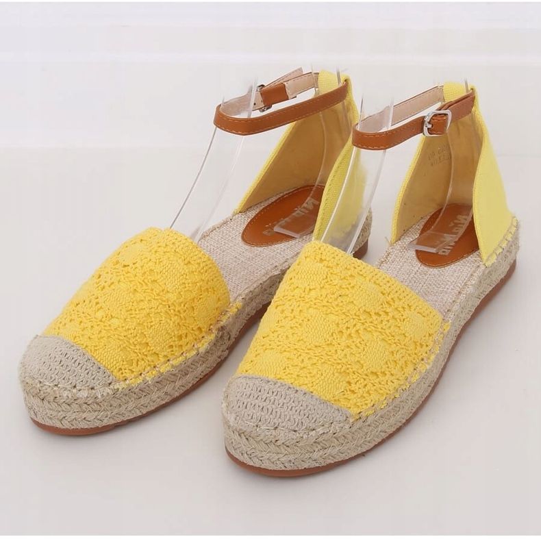 Espadrilles coupe miel 3035 Jaune 1