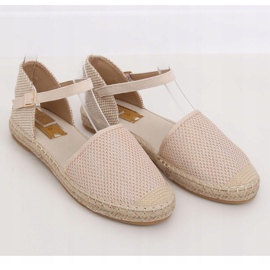 Espadrilles beiges pour femmes MB-64119 Beige 1