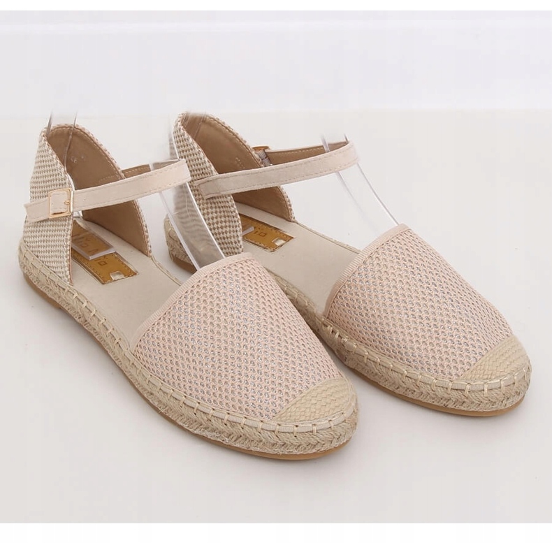 Espadrilles beiges pour femmes MB-64119 Beige 1