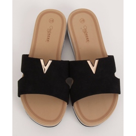 Chaussons noirs pour femmes G-5035 Noir 2