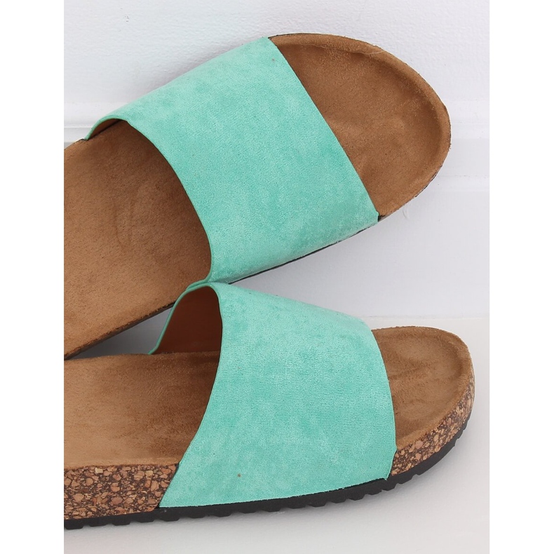 Menthe PA-354 Semelles en liège vert 2