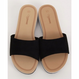 Chaussons noirs pour femmes G-5036 Noir 1