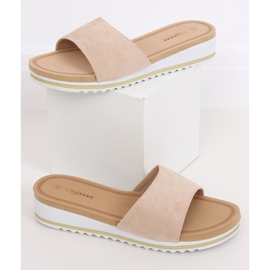 Chaussons femme beiges G-5036 Beige 1