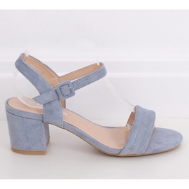 Sandales à talons bleues 99-61A Bleu 2