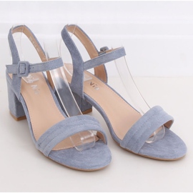 Sandales à talons bleues 99-61A Bleu 1