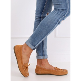 Mocassins femme Camel LL97 Camel brun 4