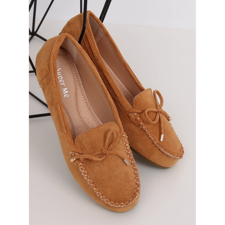 Mocassins femme Camel LL97 Camel brun 1
