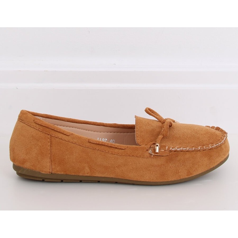 Mocassins femme Camel LL97 Camel brun 2