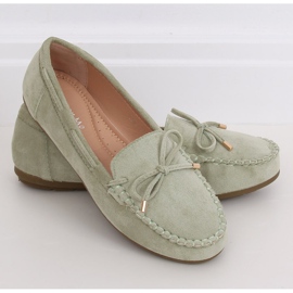 Mocassins femme aigue-marine LL97 Vert 2