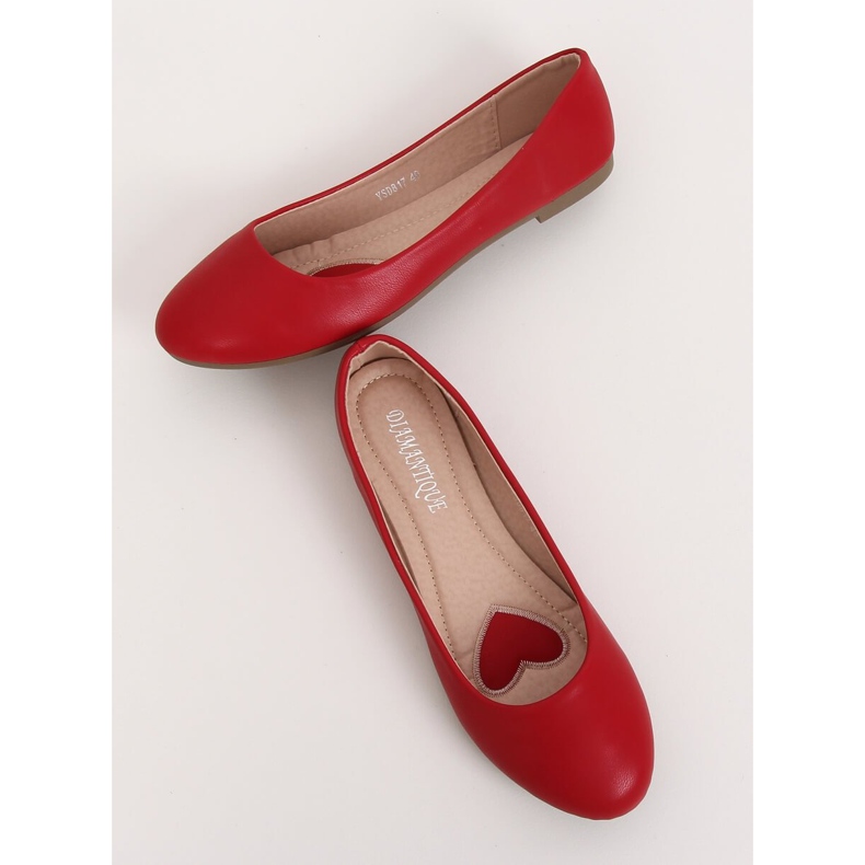 Ballerines femme rouges YSD817 Rouge 2