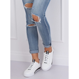 Baskets blanches pour femmes CC-17 Noir 1