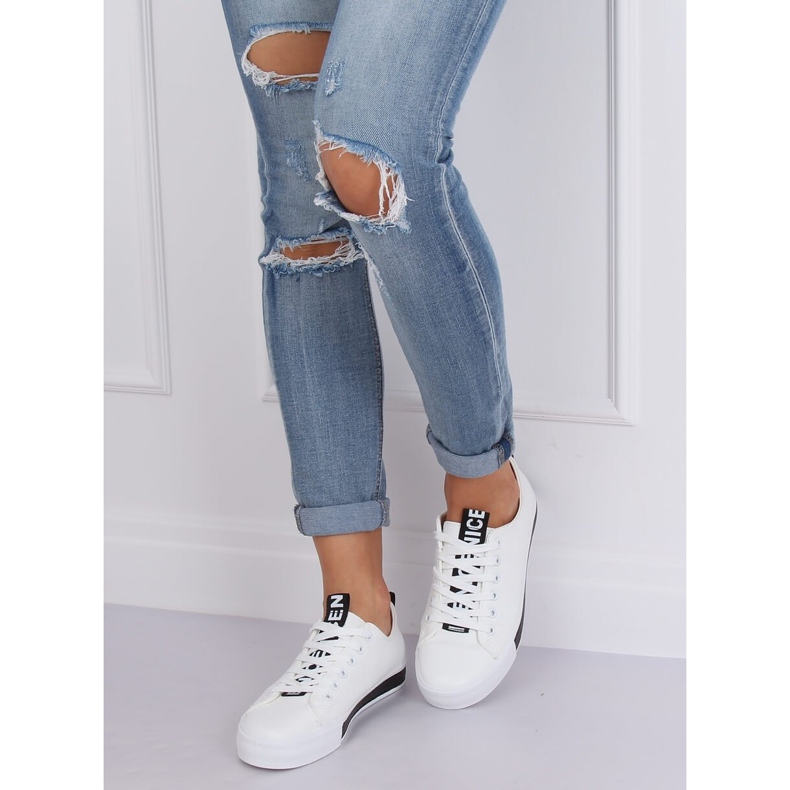 Baskets blanches pour femmes CC-17 Noir le noir 1