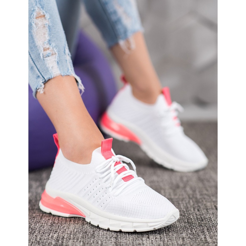 Bella Paris Baskets ajourées blanche 1