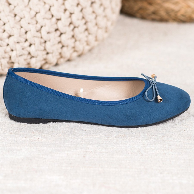 SHELOVET Ballerines décontractées bleu 2