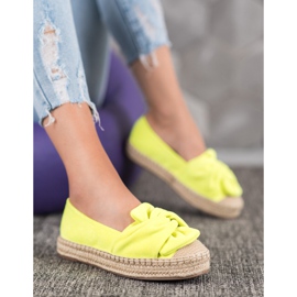 Seastar Espadrilles En Daim Sur La Plateforme jaune 4