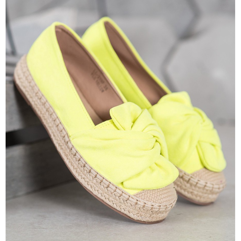Seastar Espadrilles En Daim Sur La Plateforme jaune 2