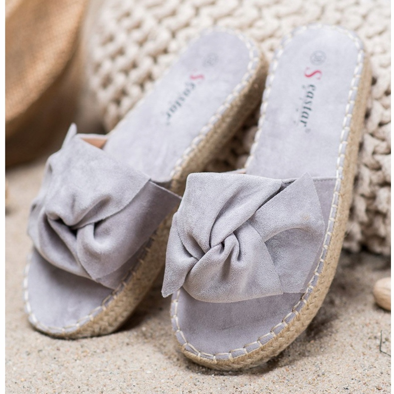 Seastar Espadrilles en daim gris 1
