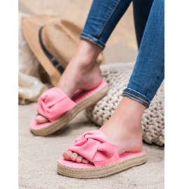 Seastar Espadrilles en daim rose 3