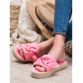 Seastar Espadrilles en daim rose 2