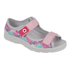 Chaussures enfant Befado 969X149 rose gris multicolore 1