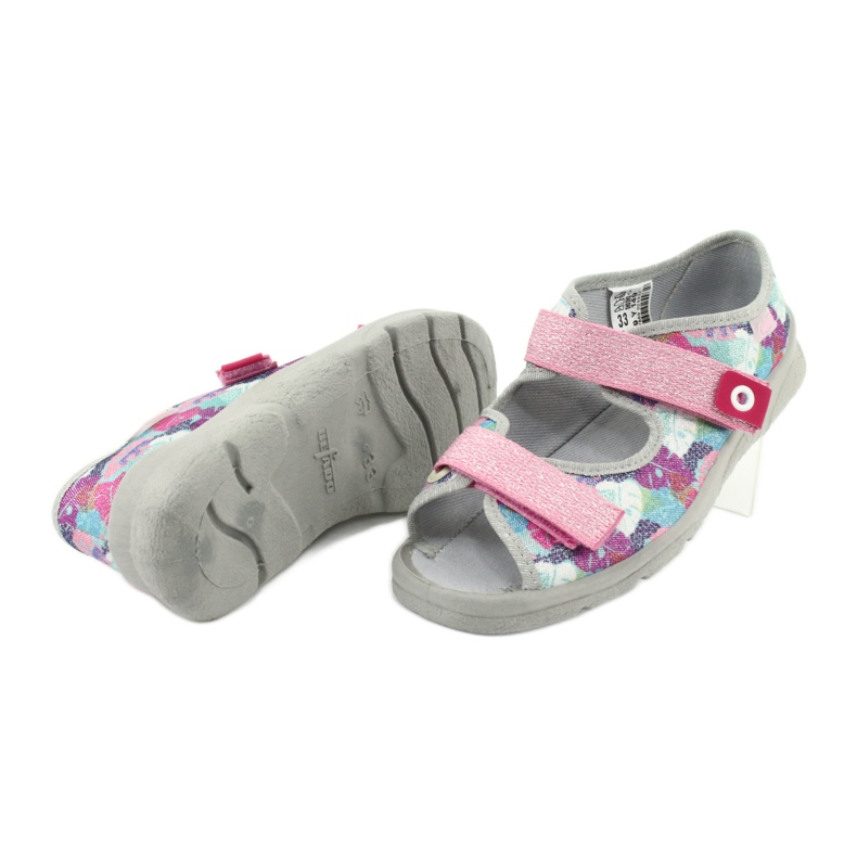 Chaussures enfant Befado 969X149 rose gris multicolore 4