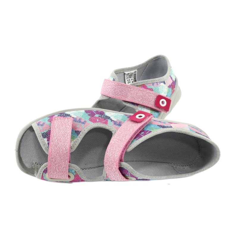 Chaussures enfant Befado 969X149 rose gris multicolore 5