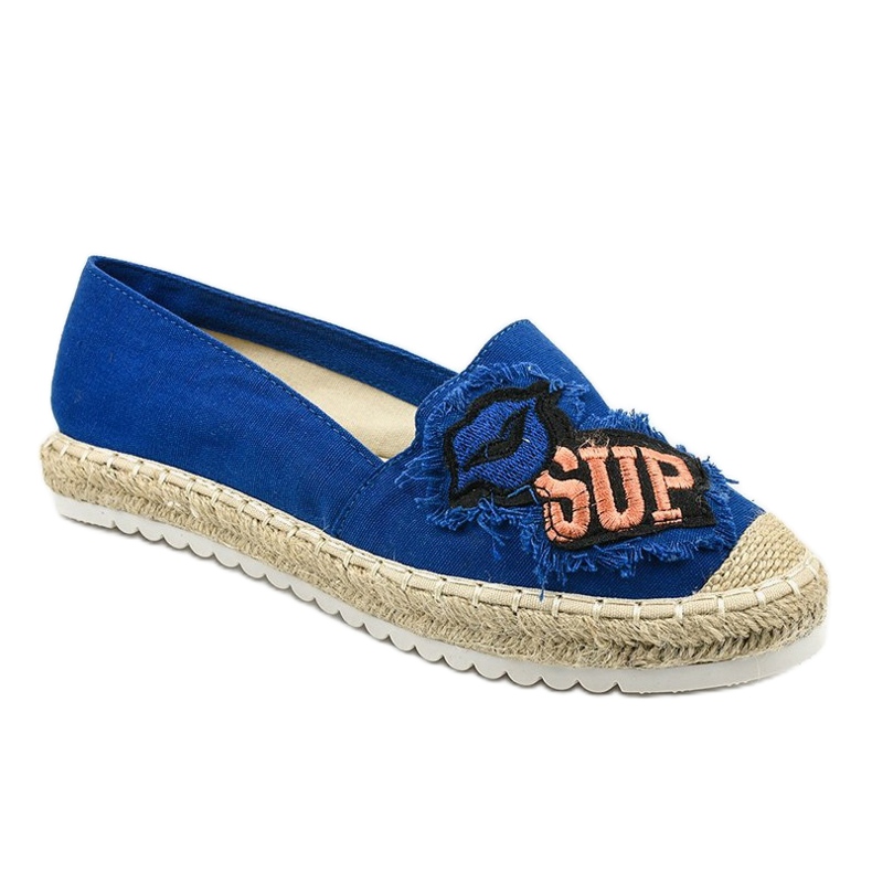 Espadrilles bleu marine L-1047 1