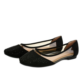 Ballerines noires transparentes B06-1 le noir 3