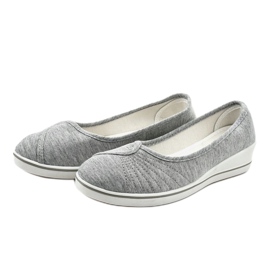Baskets grises, talon compensé HC-03 2