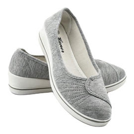 Baskets grises, talon compensé HC-03 3