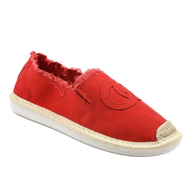 Espadrilles rouges à enfiler NB273P-9 1