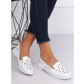 Ballerines ajourées blanches JX79P Blanc 3