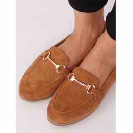 Mocassins femme camel T355P Camel brun 2