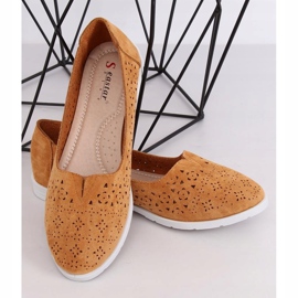 Camel ZA02P Ballerines ajourées camel brun 4