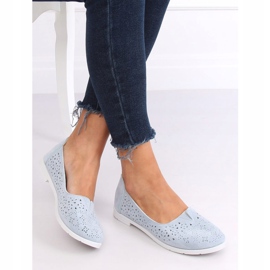 Ballerines ajourées bleues ZA02P Bleu 1