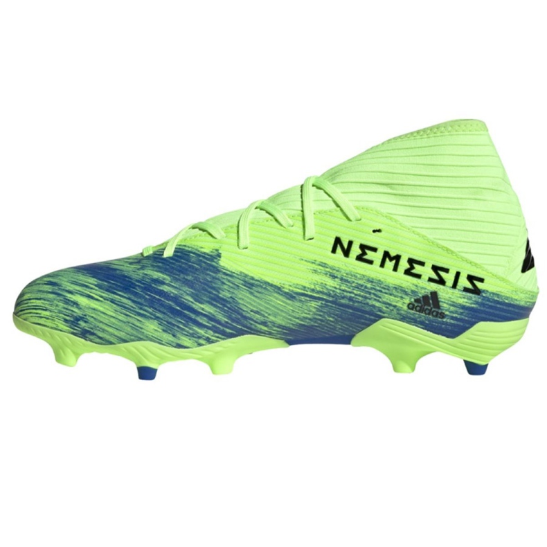 Chaussures de football Adidas Nemeziz 19.3 Fg M FV3988 rouge vert 1