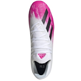 Chaussures de foot Adidas X 19.3 Fg M EG7132 rouge blanche 2