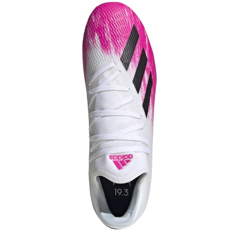 Chaussures de foot Adidas X 19.3 Fg M EG7132 rouge blanche 2