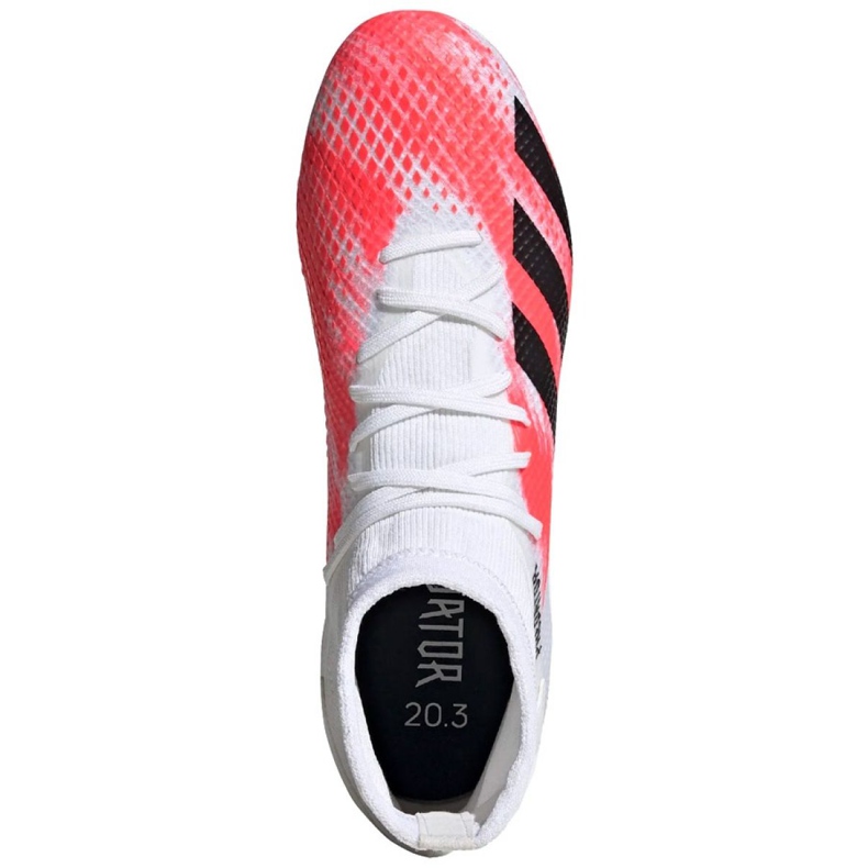 Chaussures de foot Adidas Predator 20.3 Sg M EG0911 rouge blanche 1 Chaussures de foot Adidas Predator 20.3 Sg M EG0911 rouge blanche 1
