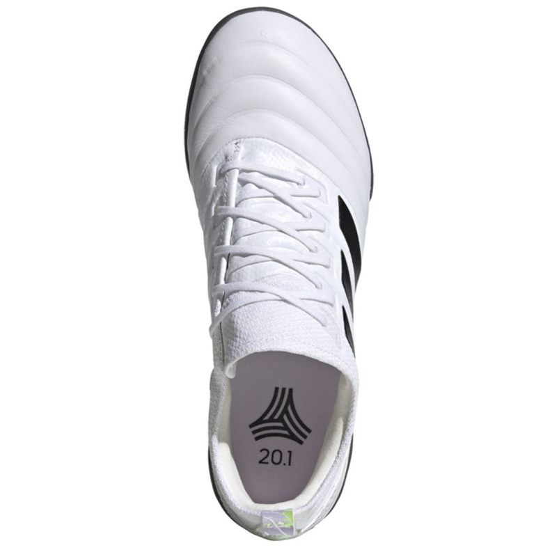 Chaussures de foot Adidas Copa 20.1 Tf M G28635 rouge blanche 2 Chaussures de foot Adidas Copa 20.1 Tf M G28635 rouge blanche 2