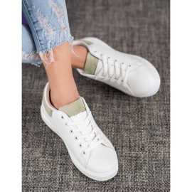 SHELOVET Chaussures de sport décontractées blanche 2