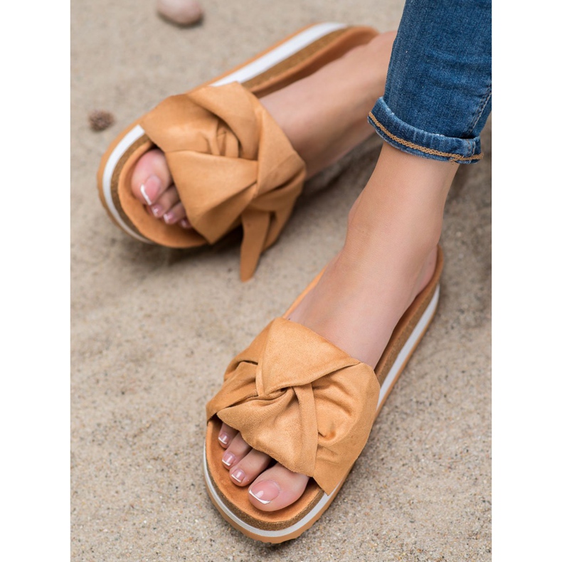 Seastar Pantoufles décontractées en daim brun 2