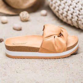 Seastar Pantoufles décontractées en daim brun 3