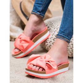 Seastar Pantoufles décontractées en daim multicolore orange 3