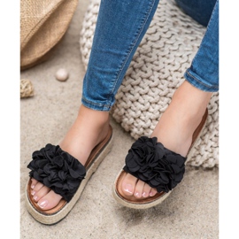 Seastar Pantoufles noires à la mode le noir 3
