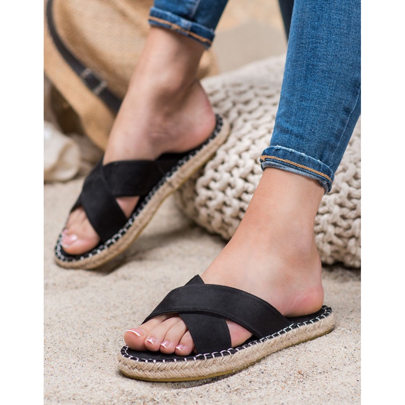 Cm Paris Pantoufles légères décontractées noir 2