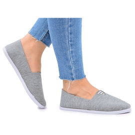 Baskets à enfiler gris clair pour femmes pour les secrets d'été 1